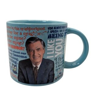 Mr Rogers Coffee Mug‎ Unemployed Philosophers Guild 2015 Neighbor Tv Show SEE
